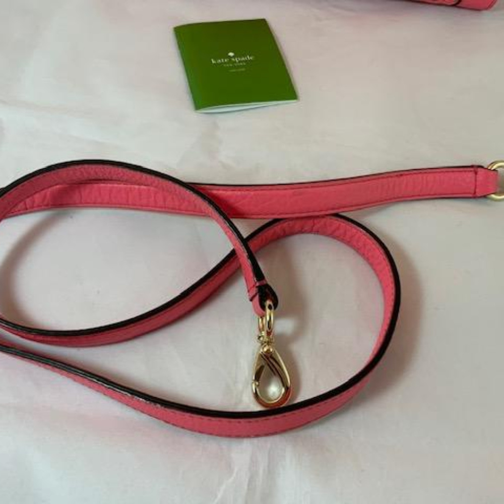 ♠Kate Spade Delaney Pink Leather Shoulder Bag♠ - Picture 2 of 8